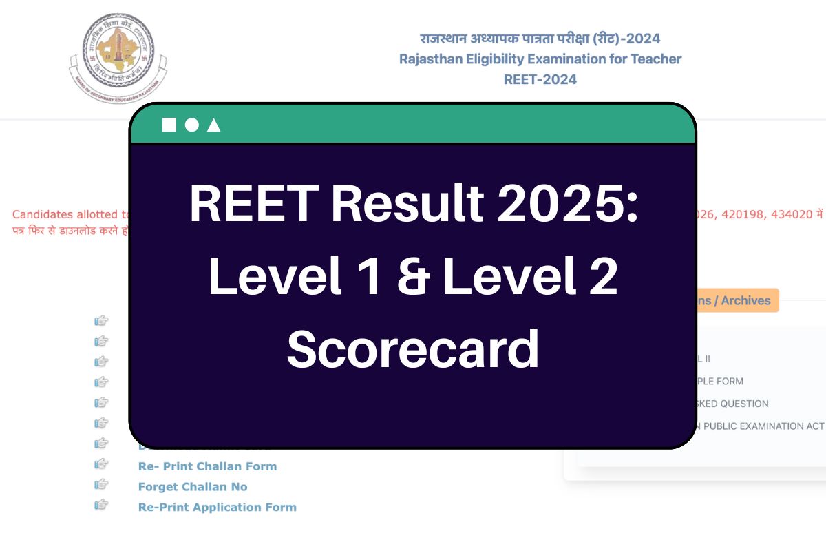 REET Result 2025